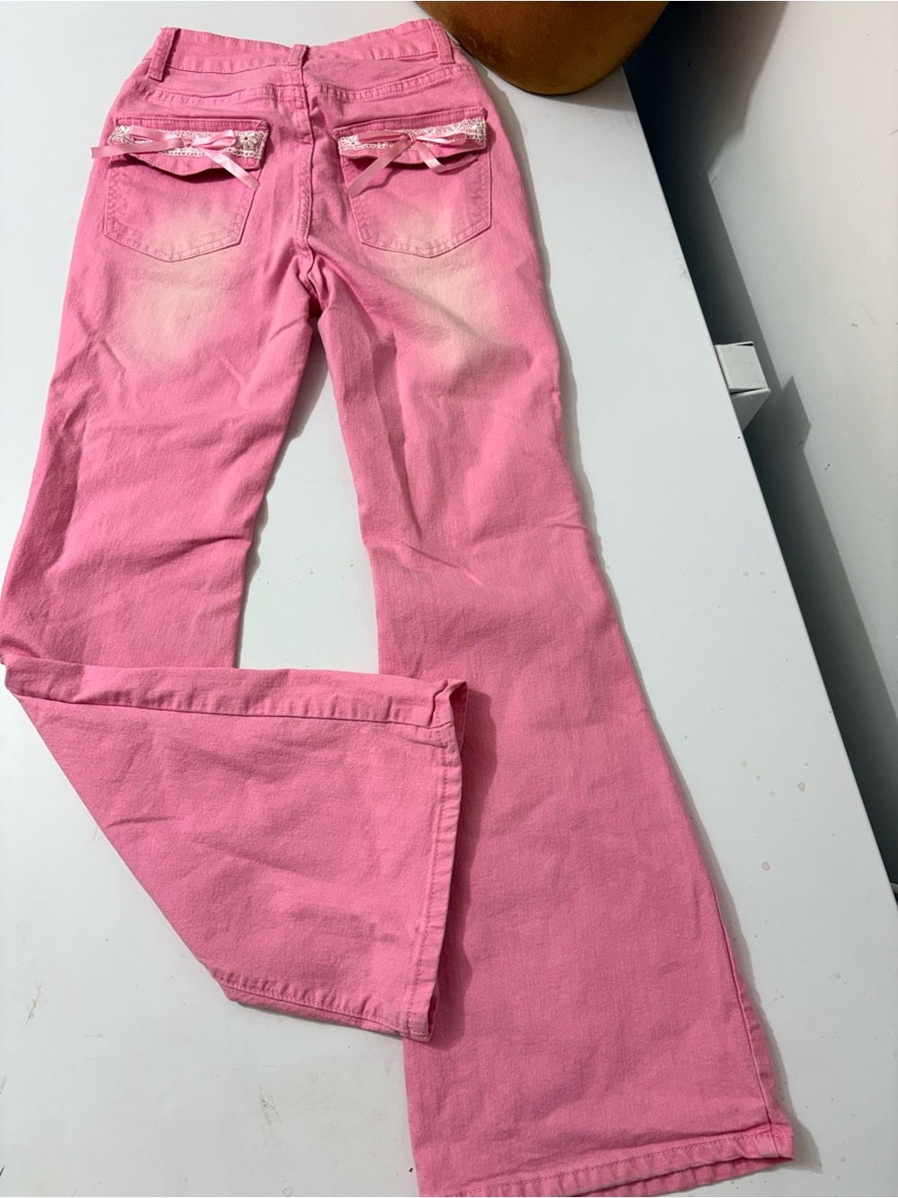 Super Sweet Pink bootleg jeans sz 4